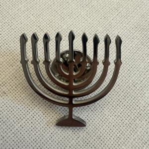 menorah pin